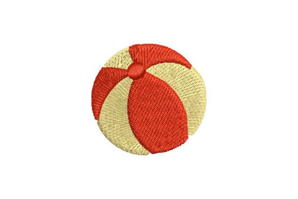 Beach Ball: A Designer's Take on a Summer Embroidery Design