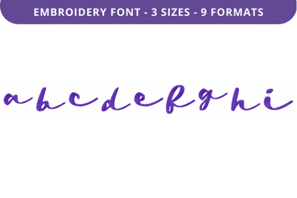 Beach Stroll Font Lowercase a to I Review