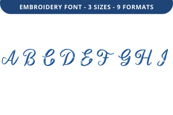Bethilda Font Uppercase a to I Review for Holiday Collections