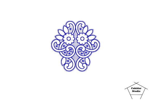 Blue Floral Square Review for Holiday Collections