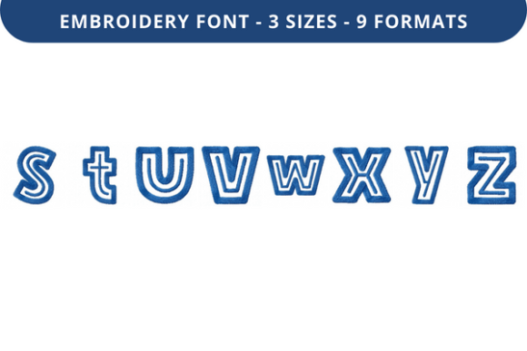 Bulky in Line Font S to Z Review for Craft Fairs