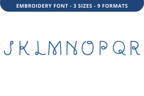 Dear Doily Font Uppercase J to R Review