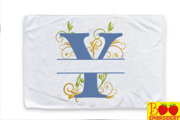 Floral Letter Y: The Perfect Holiday Embroidery Accent