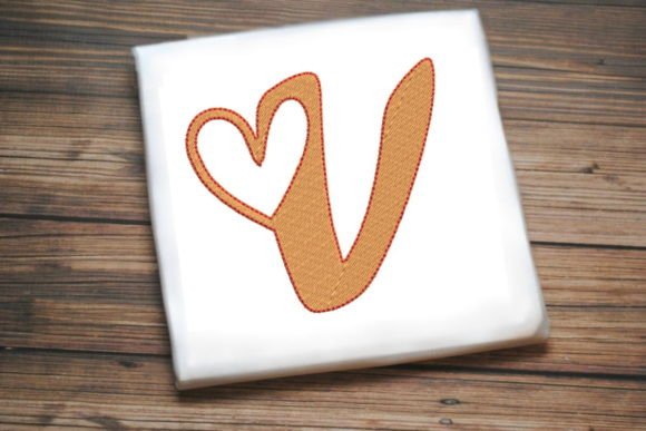 Letter V with Beautiful Heart: A Designer's Review