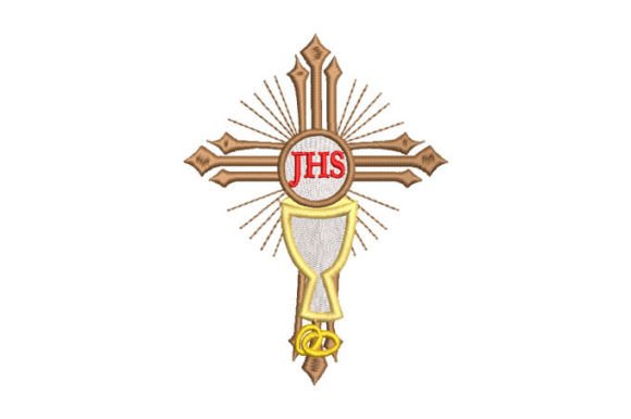 Religious Cross Cup with Letter JHS Review