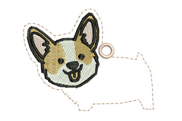 Reviewing Corgi Tag Name for Real Embroidery Projects