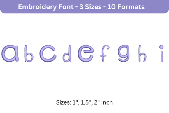 Second Grader Font Lowercase a to I