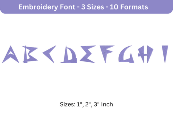 Space Patrol Font Uppercase a to I Review