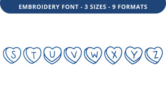 Talking Hearts Font Lowercase S to Z Review