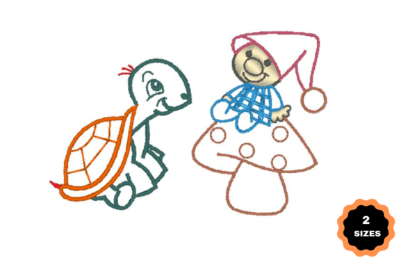Turtle with Cute Baby Embroidery Review